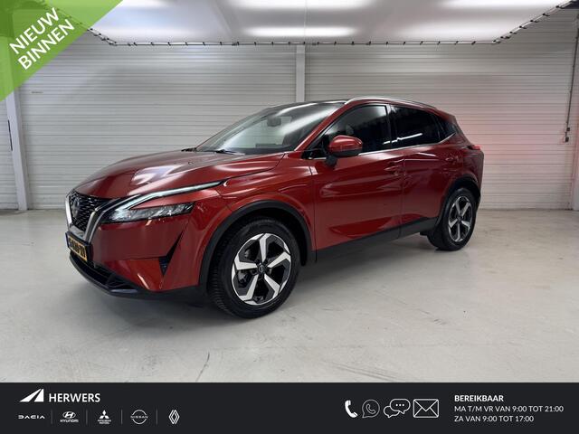 Nissan QASHQAI 1.3 MHEV N-Connecta / Trekhaak 1400 KG / Dealer Onderhouden / Panoramadak / Navigatie / 360 Graden Camera / All Seasonbanden / Adaptive Cruise Control / Climate Control / Apple CarPlay/Android Auto /