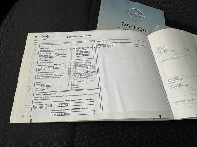 Nissan QASHQAI 1.3 MHEV N-Connecta / Trekhaak 1400 KG / Dealer Onderhouden / Panoramadak / Navigatie / 360 Graden Camera / All Seasonbanden / Adaptive Cruise Control / Climate Control / Apple CarPlay/Android Auto /