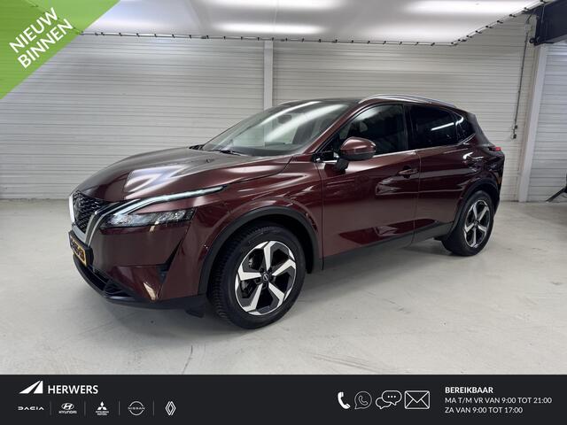 Nissan QASHQAI 1.3 MHEV N-Connecta / Nederlandse Auto / Dealer Onderhouden / Trekhaak 1400 KG / All Seasonbanden / Panoramadak / Navigatie / 360 Graden Camera / Adaptive Cruise Control / Climate Control / Apple CarPlay/Android Auto /