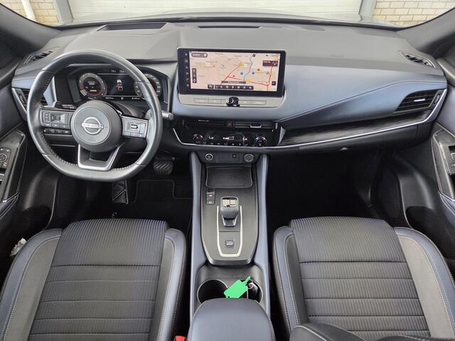 Nissan QASHQAI 1.3 MHEV Xtronic Tekna / Trekhaak 1800KG / Adaptief Cruise Control / Panoramadak / Elektrisch Verstelbare Bestuurdersstoel / Head- Up Display / 360 Graden Camera / Elektrische Achterklep / Apple Carplay & Android Auto / Draadloze Telefoon Lader / Navigati