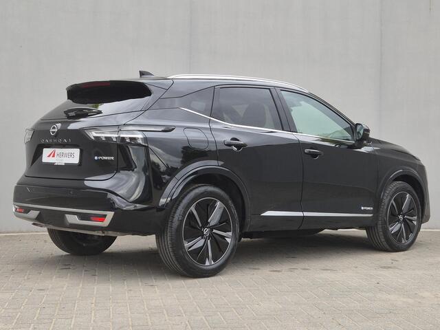 Nissan QASHQAI 1.5 e-Power Tekna / Fabrieksgarantie tot 06-2027<100.000 km / Cold Pack / Head Up Display / Elektrische achterklep / Rondomzicht camera / Stuur- Stoel & Voorruitverwarming / Adaptief cruise control / Draadloze telefoon lader / Apple Carplay Android Auto /