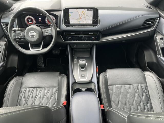 Nissan QASHQAI 1.3 MHEV Xtronic Tekna Plus / Trekhaak (1.800KG) / Panoramadak / Adaptief Cruise Control / Cold Pack / Elektrische Voorstoelen Met Massage&Geheugen / Dode Hoek Detectie / 360 Camera / Parkeersensoren / 20'' Lichtmetalen Velgen / Elektrische Achterklep / A
