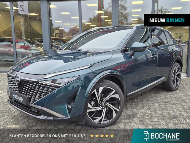 Nissan QASHQAI 1.3 MHEV Xtronic Tekna Plus | 1800KG trekgewicht | AppleCarplay | AndroidAuto | 360 Camera | Massage | Leder | Bose | Panoramadak | 20"