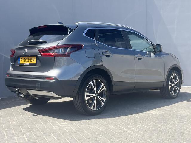 Nissan QASHQAI 1.3 DIG-T Design Edition / Trekhaak (1.500KG) / Panorama Dak / Stoelverwarming / Cruise Control / Airco / Full-Map Navigatie / Keyless / Bluetooth / Apple Carplay&Android Auto / Bluetooth / Lane-Assist /