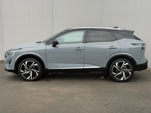 Nissan QASHQAI 1.3 MHEV Xtronic Tekna Plus / Panoramadak / Fabrieksgarantie tot 2-2028 / HUD / BOSE / ACC / Luxe Lederen Bekleding / StoelMassage / Stoel & Stuurwiel Verwarming / Elektr. Stoelen / Elektr. Achterklep / Memory Stoelen / All Season Banden /