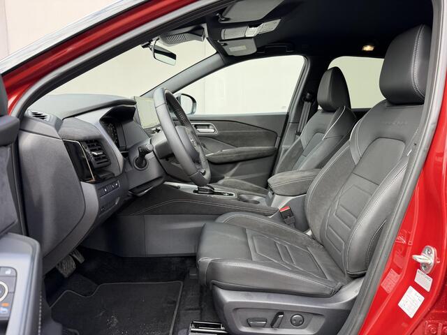 Nissan QASHQAI 1.5 e-Power N-Design / Facelift / Fabrieksgarantie tot 9-2027 / Dealer Onderhouden / Lederen Bekleding / 360 Camera / HUD / Elektr. Stoel + Memory / Stoel & Stuurwiel Verwarming / Dodehoek Detectie /