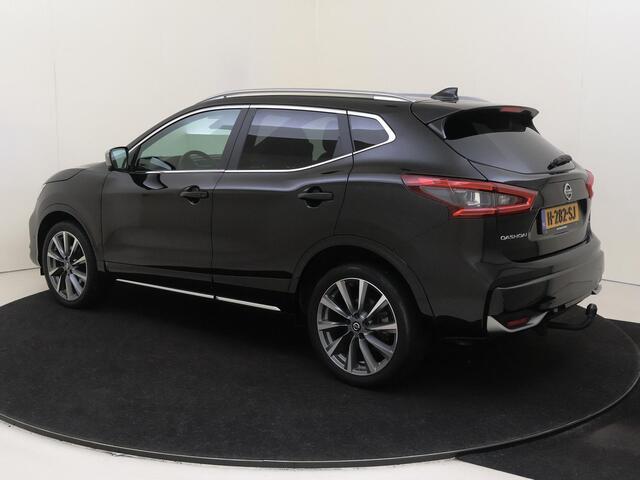 Nissan QASHQAI 1.3 DIG-T Tekna + | airco automatisch | Apple Carplay/Android | cruise control adaptief | dodehoek detectie | LED koplampen | lederen bekleding | lichtmetalen velgen 19" | navigatiesysteem full map | panoramadak |
