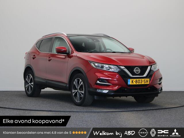 Nissan QASHQAI 140pk DIG-T Design Edition | Panoramadak | Rondomzicht Camera | Trekhaak | Volledig Abd Onderhouden |