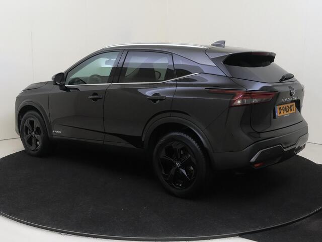 Nissan QASHQAI 1.5 e-Power Black Edition | airco automatisch | Apple Carplay/Android | cruise control adaptief | dodehoekdetectie met correctie | full-LED koplampen | lederen interieurdelen | lichtmetalen velgen 18" | navigatiesysteem full map | panoramadak | voorstoele