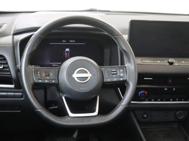 Nissan QASHQAI 1.5 e-Power Black Edition | airco automatisch | Apple Carplay/Android | cruise control adaptief | dodehoekdetectie met correctie | full-LED koplampen | lederen interieurdelen | lichtmetalen velgen 18" | navigatiesysteem full map | panoramadak | voorstoele