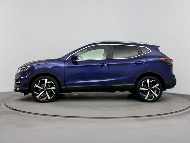 Nissan QASHQAI 1.3 DIG-T Tekna | airco automatisch | Apple Carplay/Android | Autonomous Emergency Braking | cruise control | dodehoek detectie | LED koplampen | lederen/stof bekleding | lichtmetalen velgen 19" | navigatiesysteem full map |