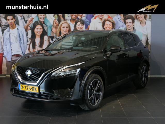 Nissan QASHQAI 1.3 MHEV Xtronic Tekna - Panoramadak - Allseasons - Dakrails - Trekhaak!