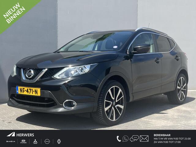 Nissan QASHQAI 1.2 Tekna / Trekhaak (1.200KG) / Airco / Panoramadak / Bluetooth / Full-Map Navigatie / Stoelverwarming /