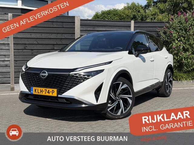 Nissan QASHQAI Tekna Plus 1.3 MHEV 158PK Xtronic Automaat Navigatie, Rondomzichtcamera, Keyless, Panoramadak, Elektrische Kofferbak, Stoelverwarming, Massage