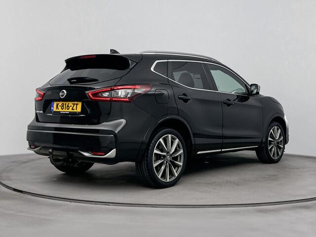 Nissan QASHQAI 1.3 DIG-T Tekna + | airco automatisch | Apple Carplay/Android | cruise control adaptief | dodehoek detectie | LED koplampen | lederen bekleding | lichtmetalen velgen 19" | navigatiesysteem full map | panoramadak |