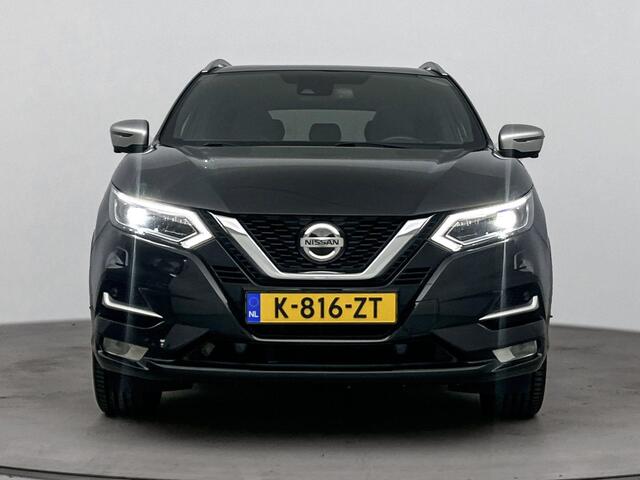 Nissan QASHQAI 1.3 DIG-T Tekna + | airco automatisch | Apple Carplay/Android | cruise control adaptief | dodehoek detectie | LED koplampen | lederen bekleding | lichtmetalen velgen 19" | navigatiesysteem full map | panoramadak |