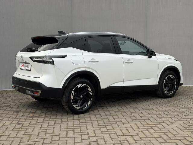 Nissan QASHQAI 1.3 MHEV Xtronic N-Connecta / 1800kg Trekgewicht / Cold Pack / 360 Camera / Elektrische Achterklep / Head-up Display / Apple Carplay&Android Auto / Adaptieve Cruise Control / Panorama / Keyless /