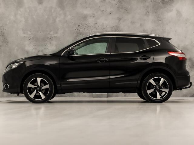 Nissan QASHQAI 1.2 N-Vision Sport Automaat (PANORAMADAK, NAVIGATIE, 360 CAMERA, GETINT GLAS, SPORTSTOELEN, KEYLESS, TREKHAAK, NIEUWSTAAT)