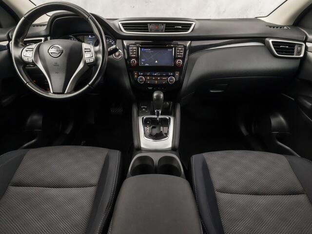 Nissan QASHQAI 1.2 N-Vision Sport Automaat (PANORAMADAK, NAVIGATIE, 360 CAMERA, GETINT GLAS, SPORTSTOELEN, KEYLESS, TREKHAAK, NIEUWSTAAT)