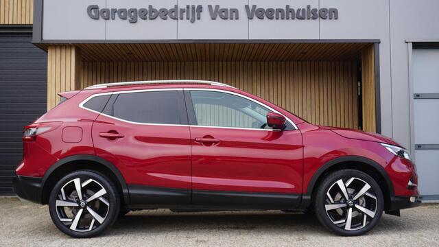 Nissan QASHQAI 1.3 DIG-T 140pk Premium Edition Pano.Dak Nappa-Leder 360-View Trekhaak 19inch LM *1e Eigenaar* 77279km!