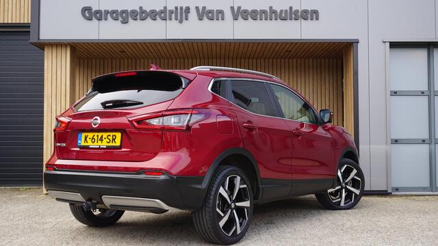 Nissan QASHQAI 1.3 DIG-T 140pk Premium Edition Pano.Dak Nappa-Leder 360-View Trekhaak 19inch LM *1e Eigenaar* 77279km!