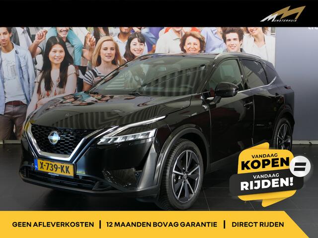 Nissan QASHQAI 1.3 MHEV Xtronic Tekna *1.800KG Trekgewicht!* Panoramadak - Allseasons - Dakrails - Trekhaak! - Headup display