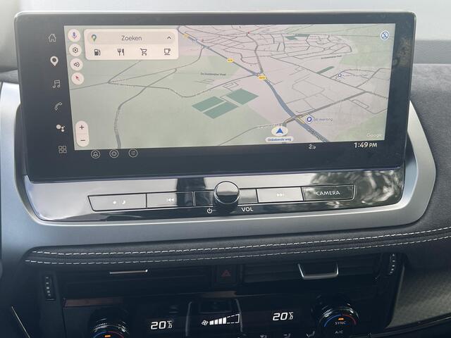 Nissan QASHQAI 1.5 e-Power N-Design / Fabrieksgarantie tot 12-2028 / Leder Alcantara bekleding / HUD / Camera 360° / Navigatie / Apple Carplay Android / Elektr. stoel en klep / 20"LM wielen