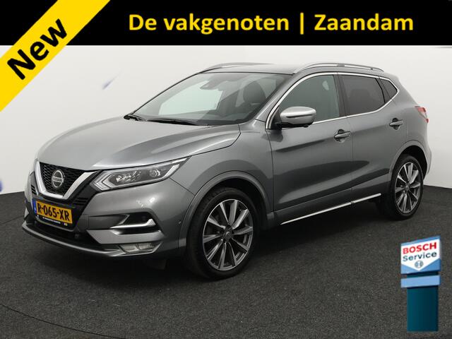 Nissan QASHQAI 150 PK 1.3 DIG-T Tekna + Trekhaak, 1500 kg Apple Carplay/Android Auto, panodak, Cruise control adaptief, Bose speakers, Dodehoek detector, Panoramadak, Parkeersensoren voor en achter, Verwarmde voorruit, Voorstoele Deze Nissan Qashqai 1.3 DIG-T Tekna+ u