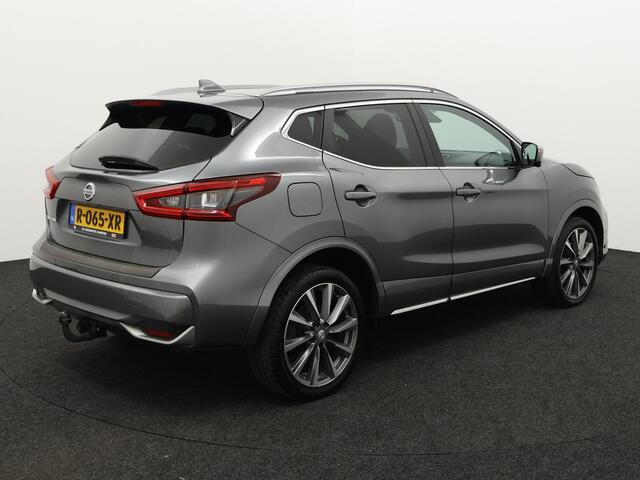 Nissan QASHQAI 150 PK 1.3 DIG-T Tekna + Trekhaak, 1500 kg Apple Carplay/Android Auto, panodak, Cruise control adaptief, Bose speakers, Dodehoek detector, Panoramadak, Parkeersensoren voor en achter, Verwarmde voorruit, Voorstoele Deze Nissan Qashqai 1.3 DIG-T Tekna+ u