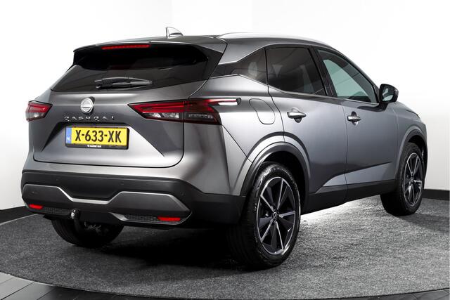 Nissan QASHQAI 1.3 MHEV 140 PK Tekna Orig. NL | Panodak | Elek. Stoel | Elek. Klep | Adapt. Cruise | PDC | 360 Camera | NAV + App. Connect | ECC | Trekhaak | LM 19" |