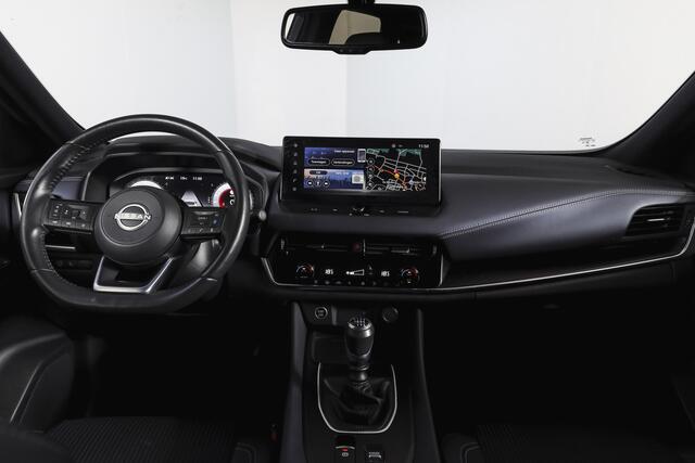 Nissan QASHQAI 1.3 MHEV 140 PK Tekna Orig. NL | Panodak | Elek. Stoel | Elek. Klep | Adapt. Cruise | PDC | 360 Camera | NAV + App. Connect | ECC | Trekhaak | LM 19" |