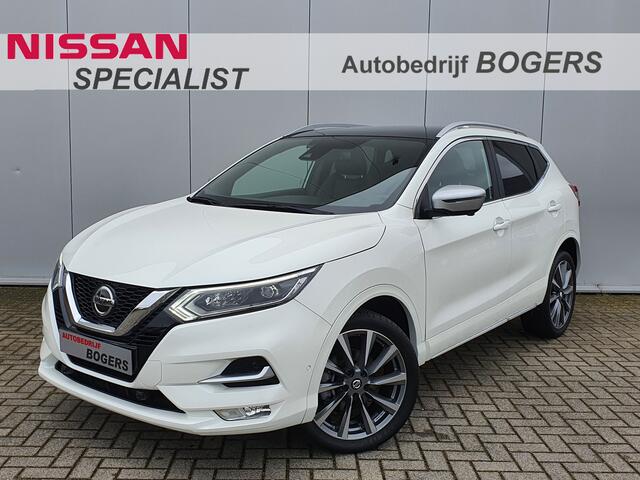 Nissan QASHQAI 1.3 DIG-T 160 Pk Tekna Plus Navigatie, Panoramadak, Leder, 19"Lm, Trekhaak, LED, Climate Control, Cruise Control