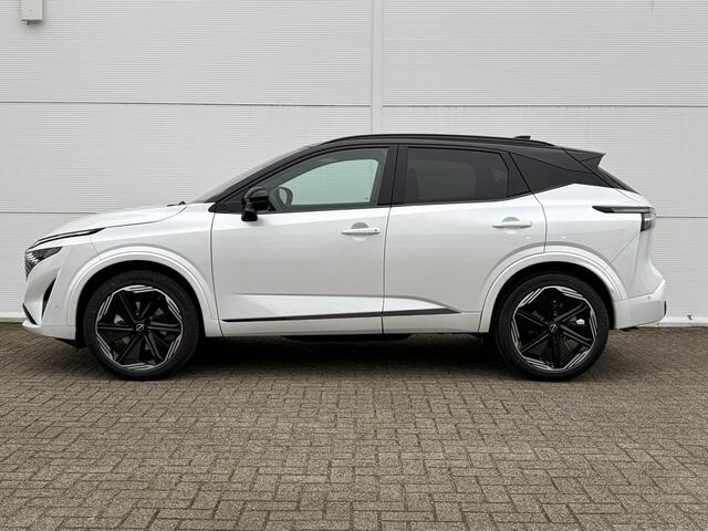 Nissan QASHQAI 1.5 e-Power N-Design / ¤4.000,- Nissan Voorraadvoordeel / Nieuw uit voorraad leverbaar / Panoramadak / Stoel- en Stuurverwarming / Verwarmde Voorruit / Leder/Alcantara Bekleding / Google Maps Navigatie / 360 Graden Camera / 20 Inch Wielen /