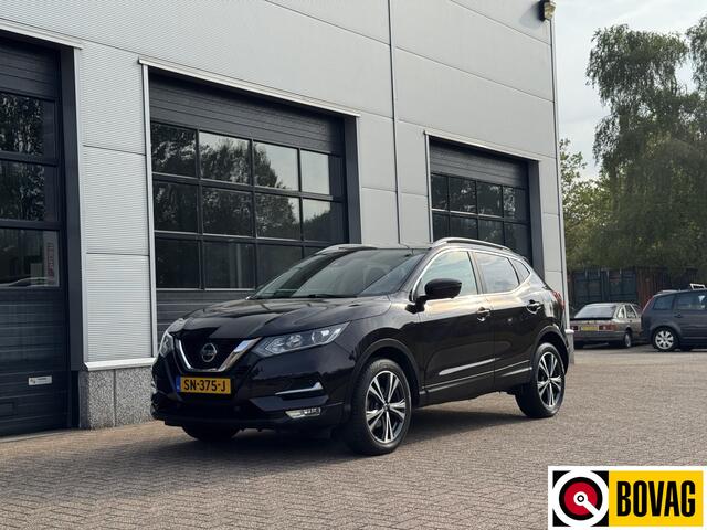 Nissan QASHQAI 1.2 N-Connecta Rijklaarprijs incl. afleveringsbeurt en 12 maanden BOVAG-garantie | 360 graden Camera | Achteruitrijcamera | Panoramadak | Cruise Control |