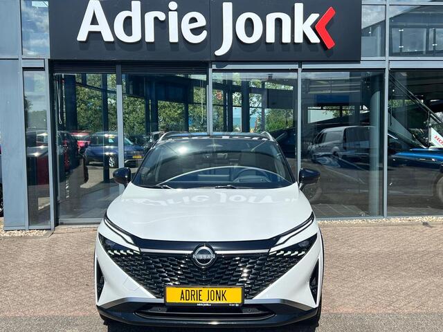 Nissan QASHQAI 1.3 MHEV Xtronic Tekna Plus | AUTOMAAT | PANORAMA DAK | MASSAGE STOELEN | VOORRUITVERWARMING | DIGITALE COCKPIT | 20" LM VELGEN | MEEST LUXE UITVOERING | 1800kg TREKGEWICHT |