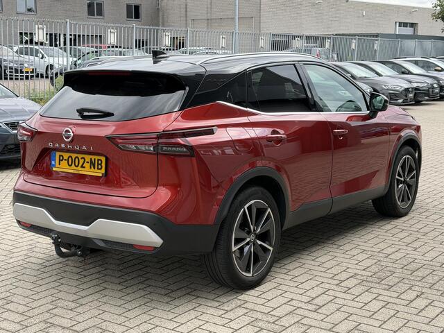 Nissan QASHQAI 1.3 MHEV Xtronic Tekna | Trekhaak 1.800 KG | Matrix LED | Panoramadak | Head-Up Display | Stoel-, stuur- en voorruitverwarming