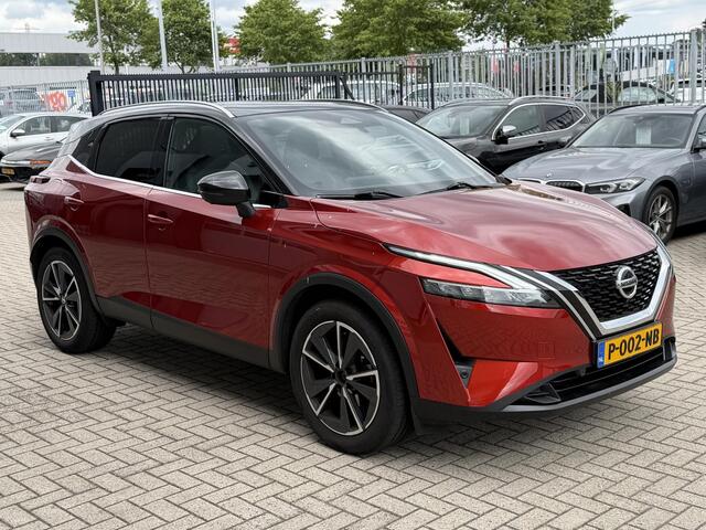Nissan QASHQAI 1.3 MHEV Xtronic Tekna | Trekhaak 1.800 KG | Matrix LED | Panoramadak | Head-Up Display | Stoel-, stuur- en voorruitverwarming