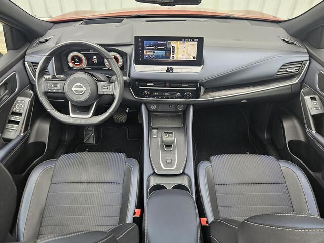 Nissan QASHQAI 1.3 MHEV Tekna / Trekhaak 1800KG / Adaptief Cruise Control / Panoramadak / Elektrisch Verstelbare Bestuurdersstoel / Head- Up Display / 360 Graden Camera / Elektrische Achterklep / Apple Carplay & Android Auto / Draadloze Telefoon Lader / Navigatie / Clim