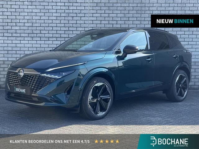 Nissan QASHQAI 1.5 e-Power N-Design | Panoramadak | 360° camera | Stoel + stuurverwarming | Navigatie | Voorruitverwarming |