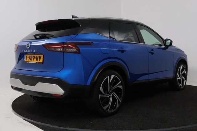 Nissan QASHQAI 1.3 MHEV Xtronic Tekna Plus (PANO, TREKHAAK, CAMERA, STUUR-/STOELVERWARMING, ELEKT. STOELE