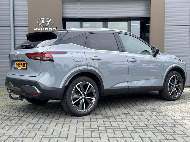 Nissan QASHQAI 1.3 MHEV Tekna / Trekhaak 1.400 KG / NL Auto / Voorruitverwarming / Panoramadak / Stoel- & Stuurverwarming / 360 Camera / Elek. Achterklep / HUD /