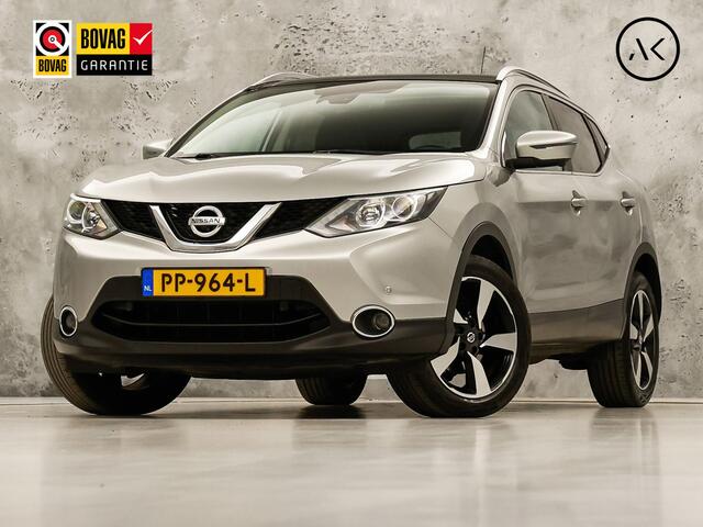 Nissan QASHQAI 1.2 N-Connecta (PANORAMADAK, NAVIGATIE, 360 CAMERA, SPORTSTOELEN, GETINT GLAS, TREKHAAK, CRUISE, NIEUWSTAAT)