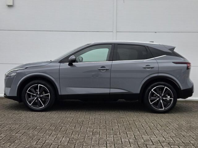 Nissan QASHQAI 1.3 MHEV Tekna / NL Auto / Trekhaak 1400 KG / Panoramadak / All Seasonbanden / Half Lederen Bekleding / Navigatie / Elektrische Kofferbak / Adaptive Cruise Control / Climate Control / 360 Graden Camera /