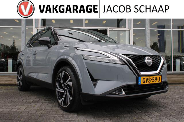 Nissan QASHQAI MHEV Xtronic Tekna Plus | 360 camera | Panorama dak | Trekhaak | Head up | Stoel stuur verwarming |