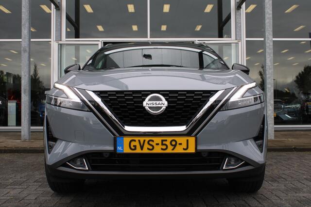 Nissan QASHQAI MHEV Xtronic Tekna Plus | 360 camera | Panorama dak | Trekhaak | Head up | Stoel stuur verwarming |