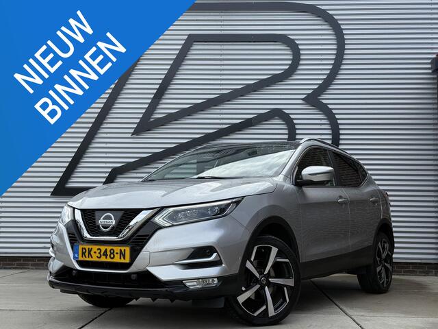 Nissan QASHQAI 1.2 Tekna + 2e Eigenaar|Navi|Pano|360 Camera|Trekhaak|Clima|Cruise|Leder|Stoelverwarming|Dealer Onderhouden|N.A.P|APK tot 12-2026
