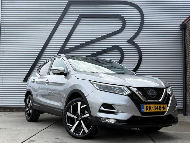 Nissan QASHQAI 1.2 Tekna + 2e Eigenaar|Navi|Pano|360 Camera|Trekhaak|Clima|Cruise|Leder|Stoelverwarming|Dealer Onderhouden|N.A.P|APK tot 12-2026