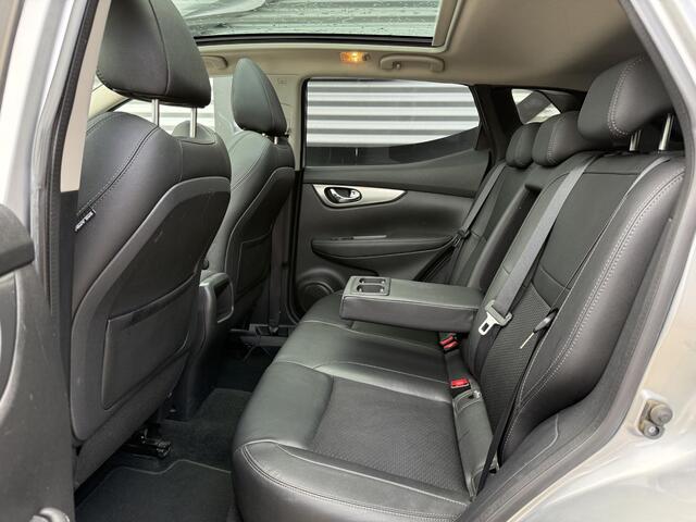 Nissan QASHQAI 1.2 Tekna + 2e Eigenaar|Navi|Pano|360 Camera|Trekhaak|Clima|Cruise|Leder|Stoelverwarming|Dealer Onderhouden|N.A.P|APK tot 12-2026