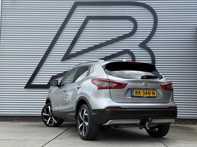 Nissan QASHQAI 1.2 Tekna + 2e Eigenaar|Navi|Pano|360 Camera|Trekhaak|Clima|Cruise|Leder|Stoelverwarming|Dealer Onderhouden|N.A.P|APK tot 12-2026