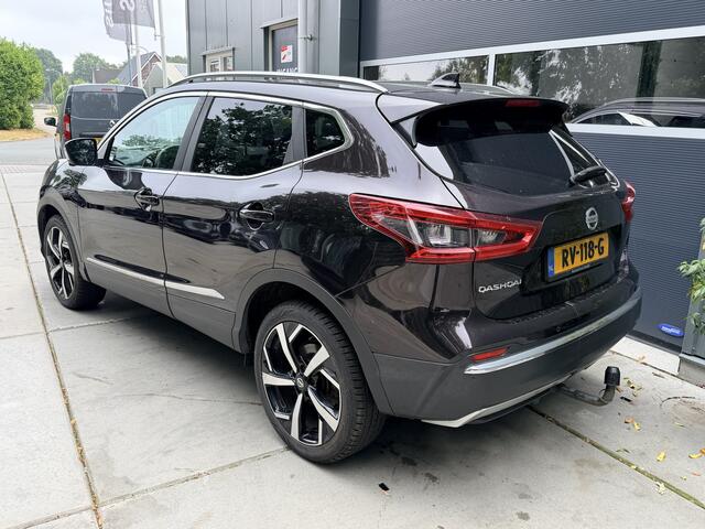 Nissan QASHQAI 1.2 116pk H6 Tekna + LED Leder Stoelverwarming Panoramadak Trekhaak Navigatie Bose